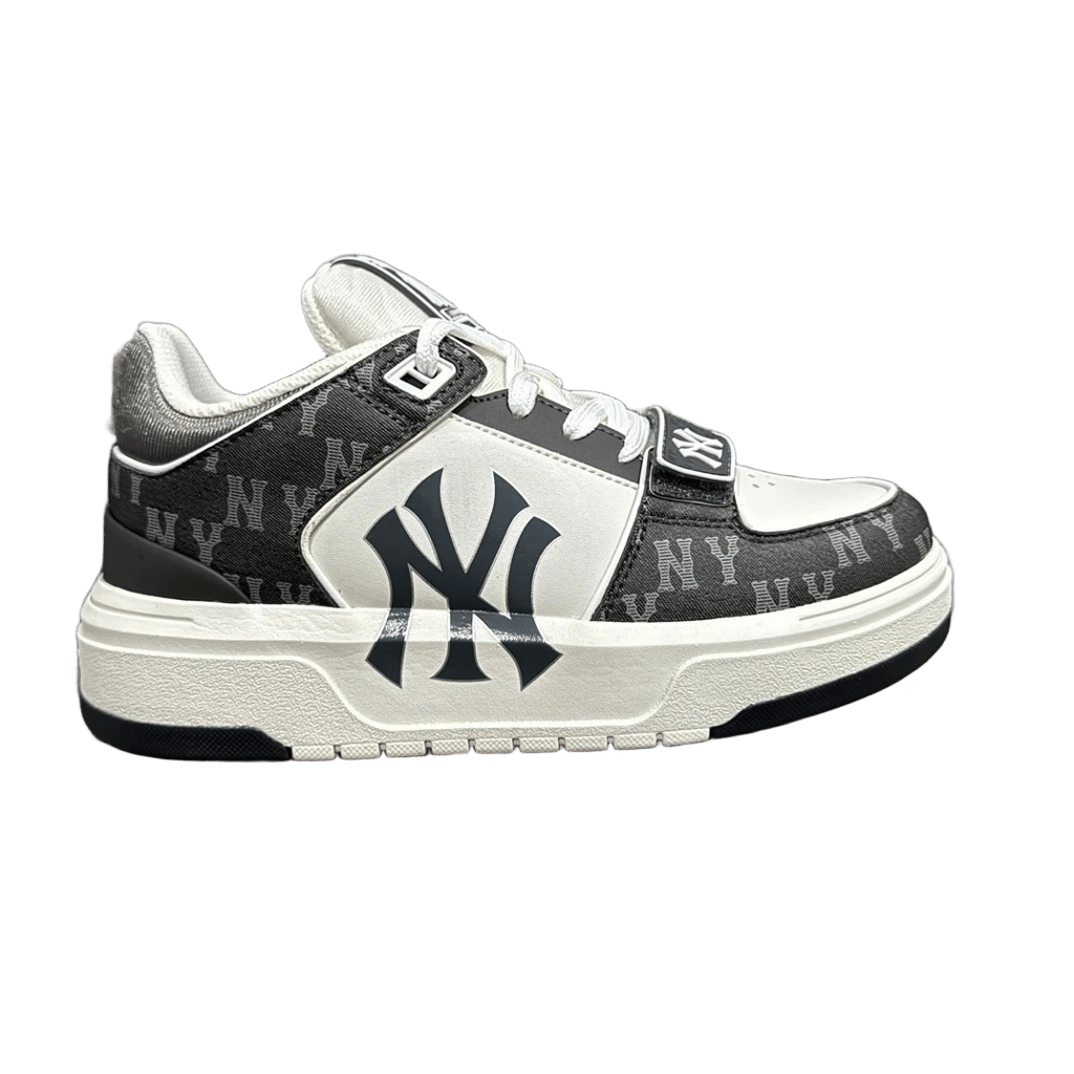 MLB NY Yankees Monochrome Leather Sneakers