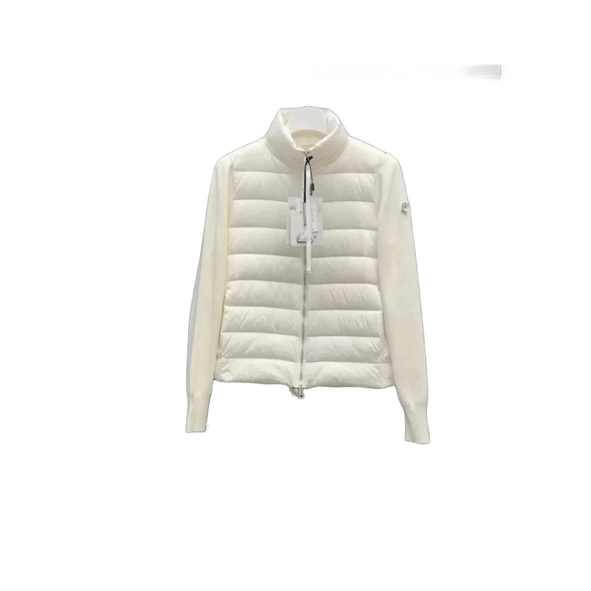 Moncler White Down Jacket - Unisex Winter Coat, Windproof