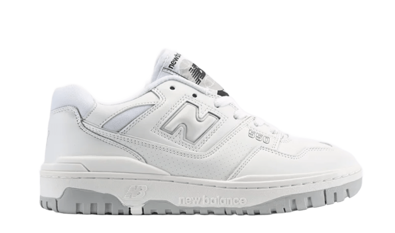 New Balance 550 White Grey Retro Sneakers Low-Top