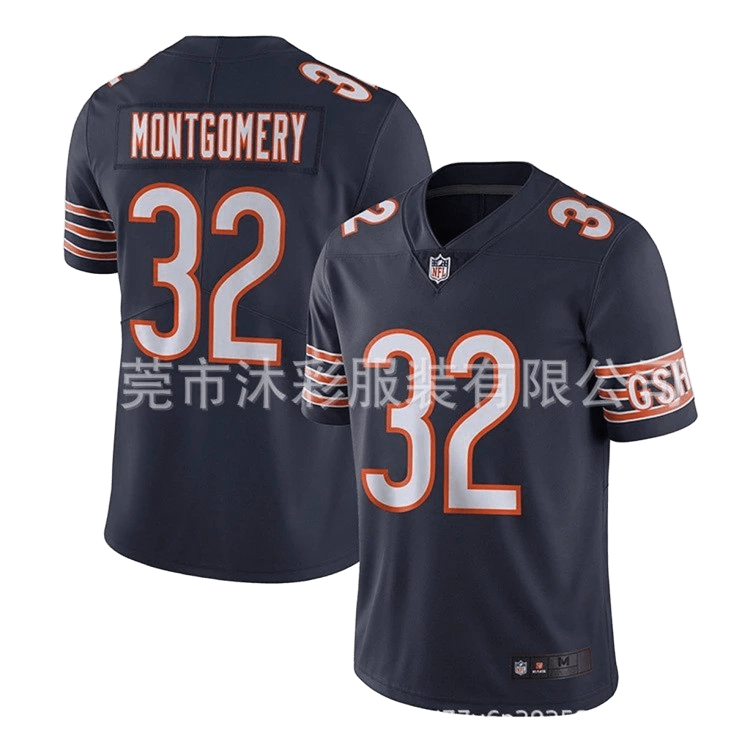 NFL Navy & Orange Football Jersey for Men and Women