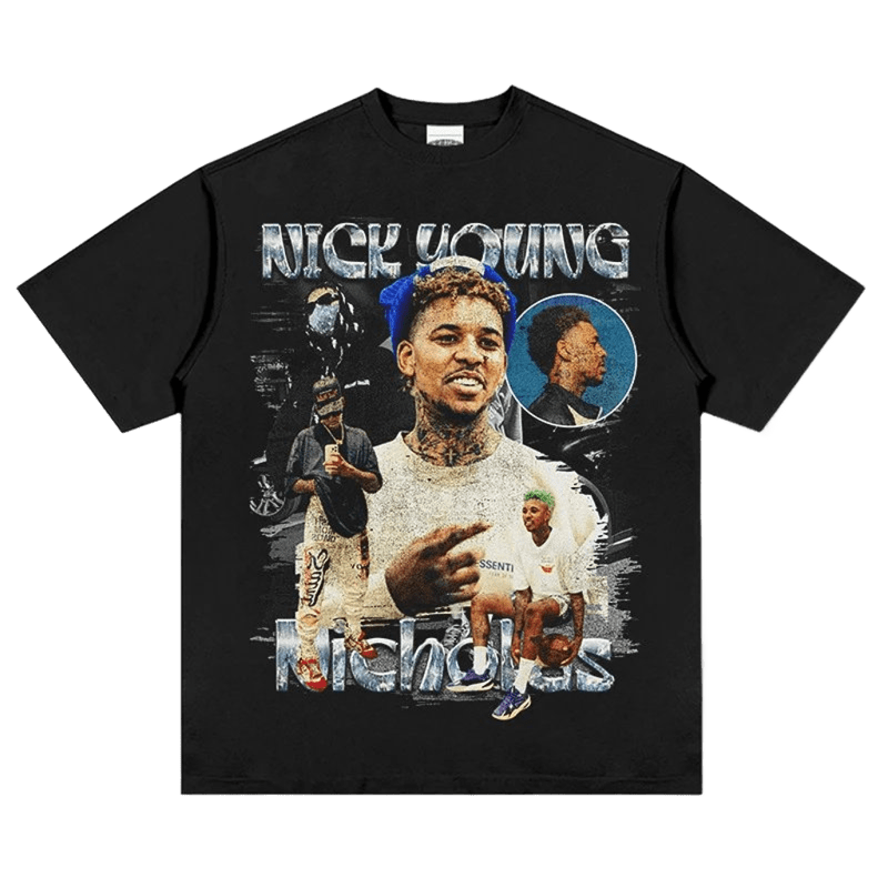 Nick Young Graphic Tee, Unisex Streetwear, Cotton Breathable