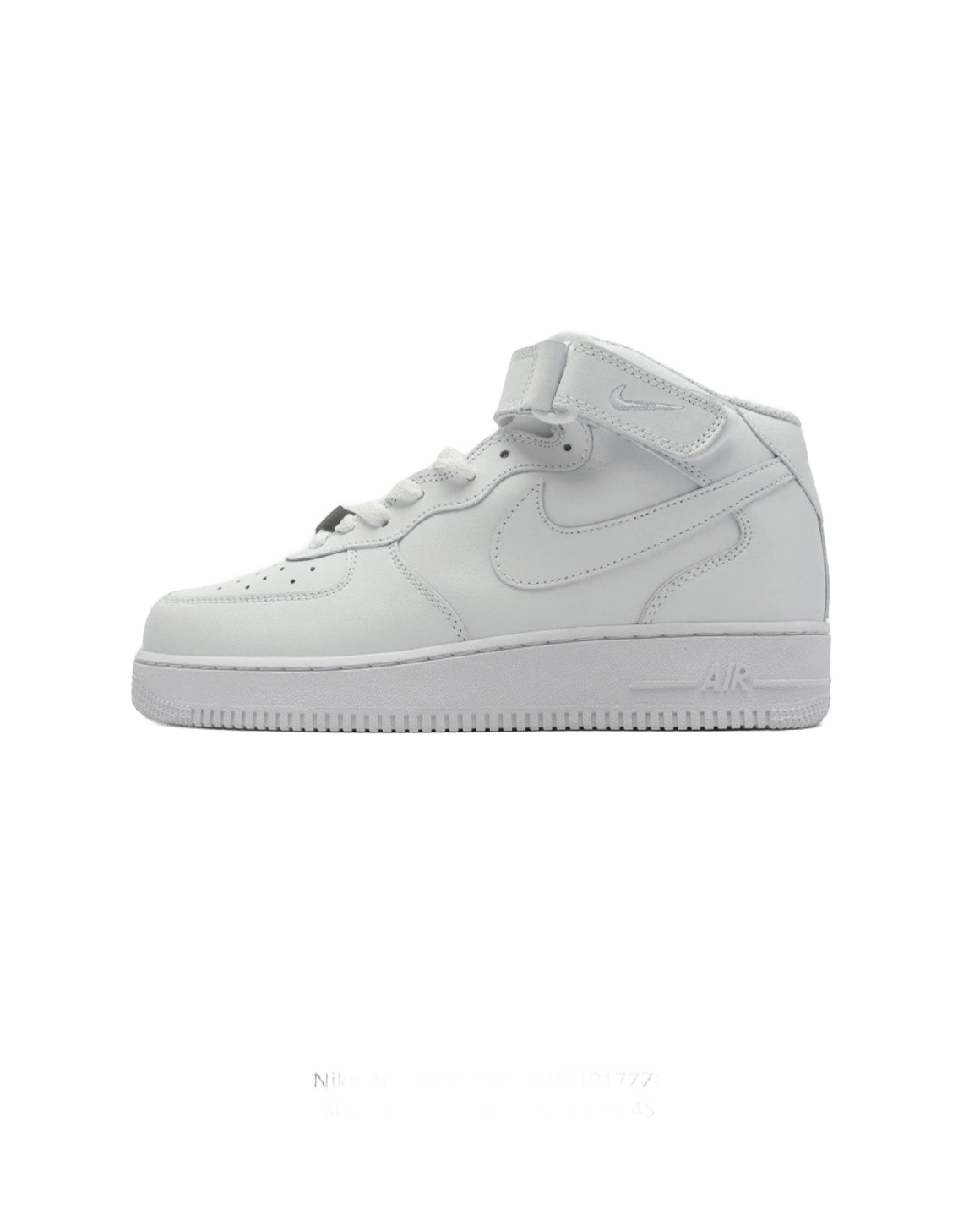 Nike Air Force 1 '07 High Top White Leather Sneakers