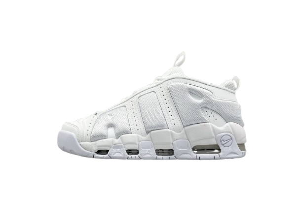 Nike Air More Uptempo Retro White Sneakers For Men Women