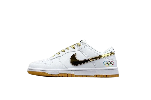 Nike Dunk Low Olympic Rings White Gold Sneakers