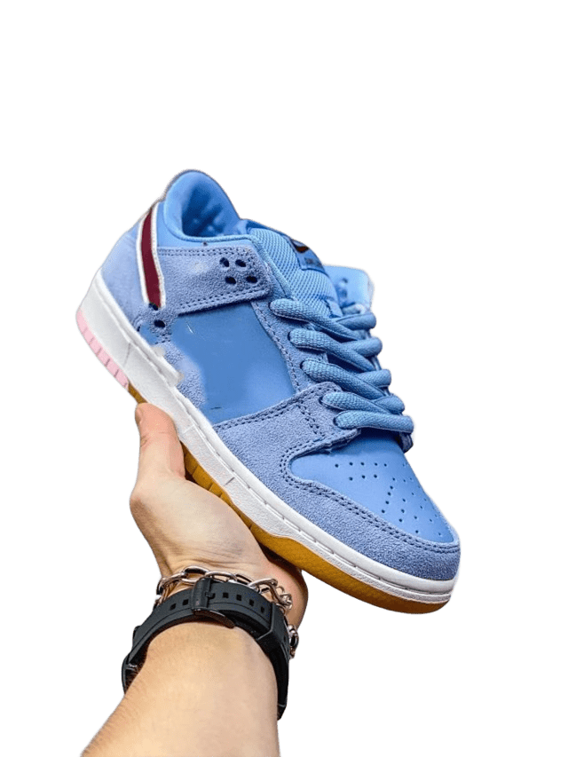 Nike SB Dunk Low Light Blue Suede Retro Street Sneakers