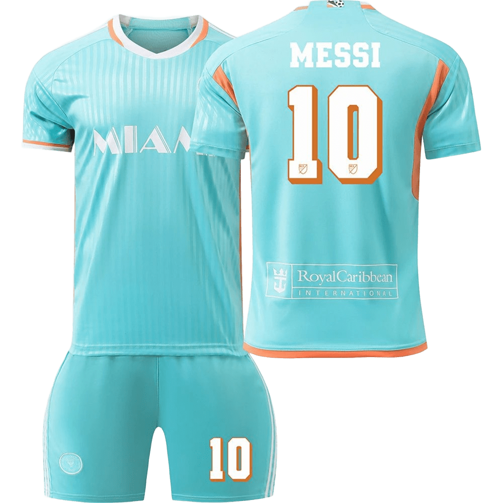 Official Inter Miami Messi 10 Light Blue Soccer Jersey