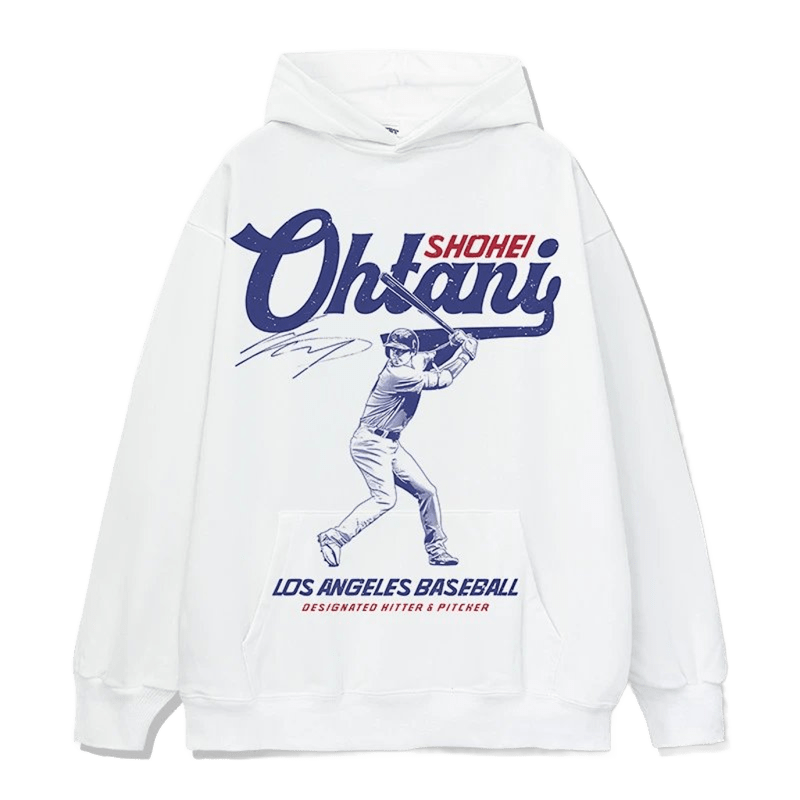 Ohtani Baseball Hoodie: Unisex Cotton LA Streetwear