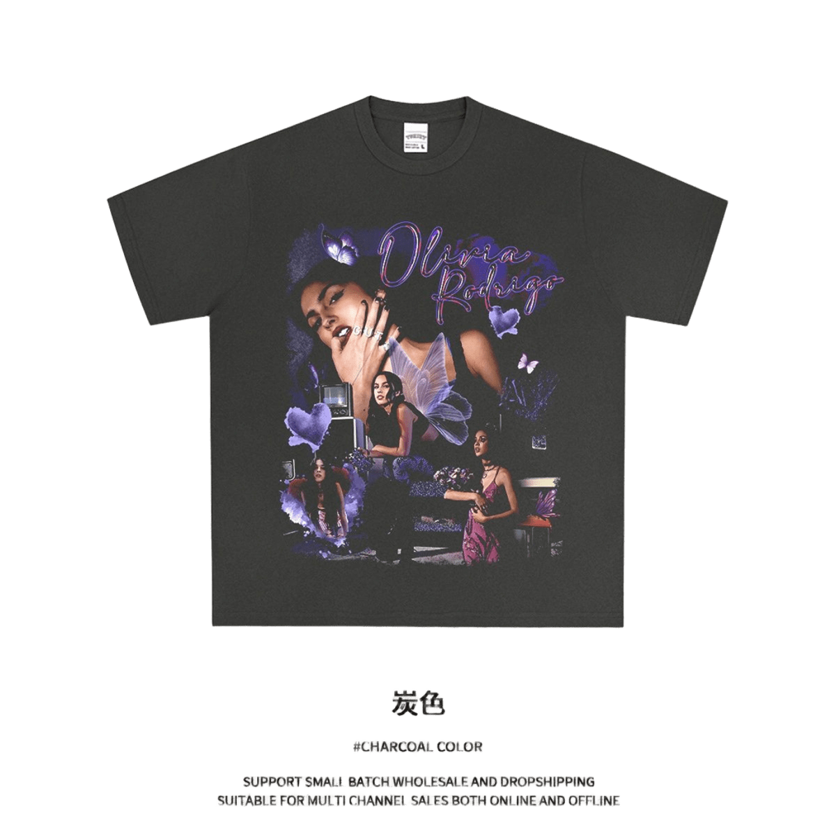 Olivia Rodrigo Print Cotton Tee, Unisex Streetwear T-Shirt