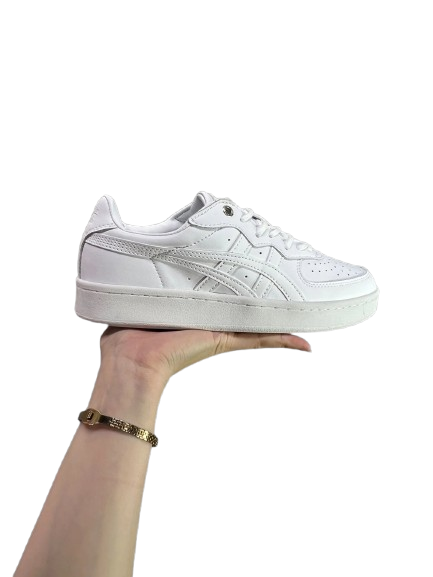 Onitsuka Tiger GSM White Leather Sneakers With Tiger Stripe