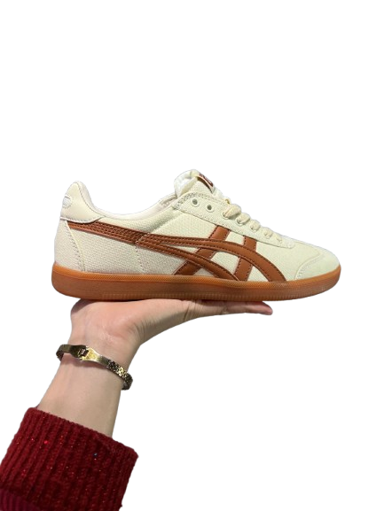 Onitsuka Tiger Mexico 66 Beige Canvas Leather Sneakers