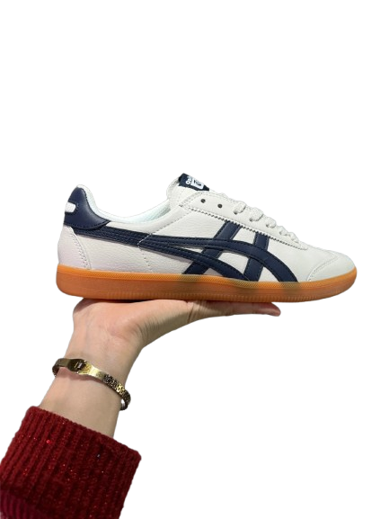 Onitsuka Tiger Mexico 66 White Blue Orange Leather Sneakers