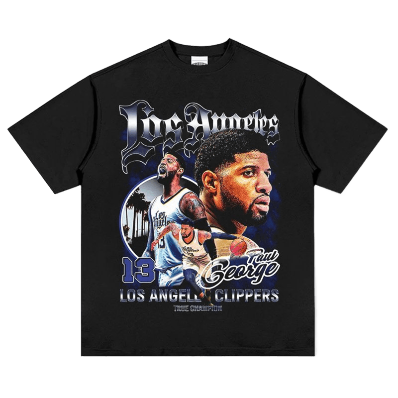 Paul George LA Clippers #13 Basketball T-Shirt Streetwear