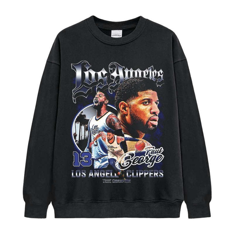 Paul George LA Clippers Hoodie, Unisex Basketball Streetwear