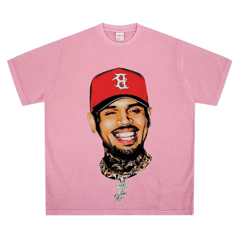 Pink Graphic Tee: Soft Cotton Streetwear Unisex T-Shirt