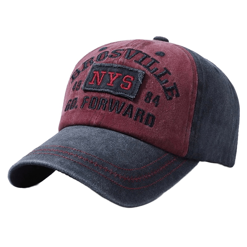 PROSVILLE 49 84 Baseball Cap - Vintage Wine & Navy