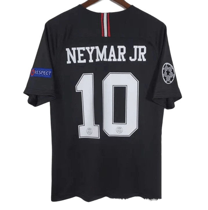 PSG Neymar 10 Black Breathable T-Shirt