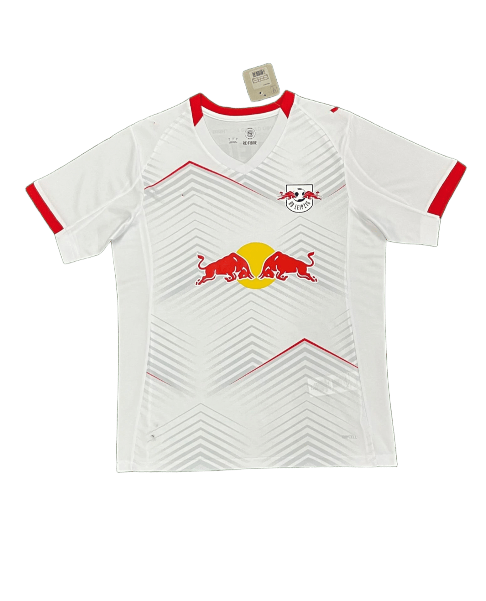 RB Leipzig White Breathable Soccer Jersey