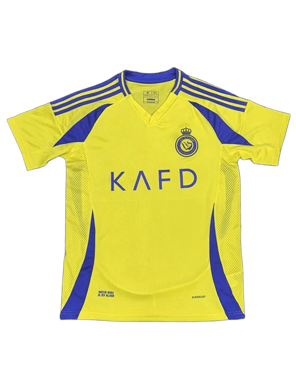 Real Madrid 24/25 Away Jersey Breathable Quick-Dry Blue/Yellow Football
