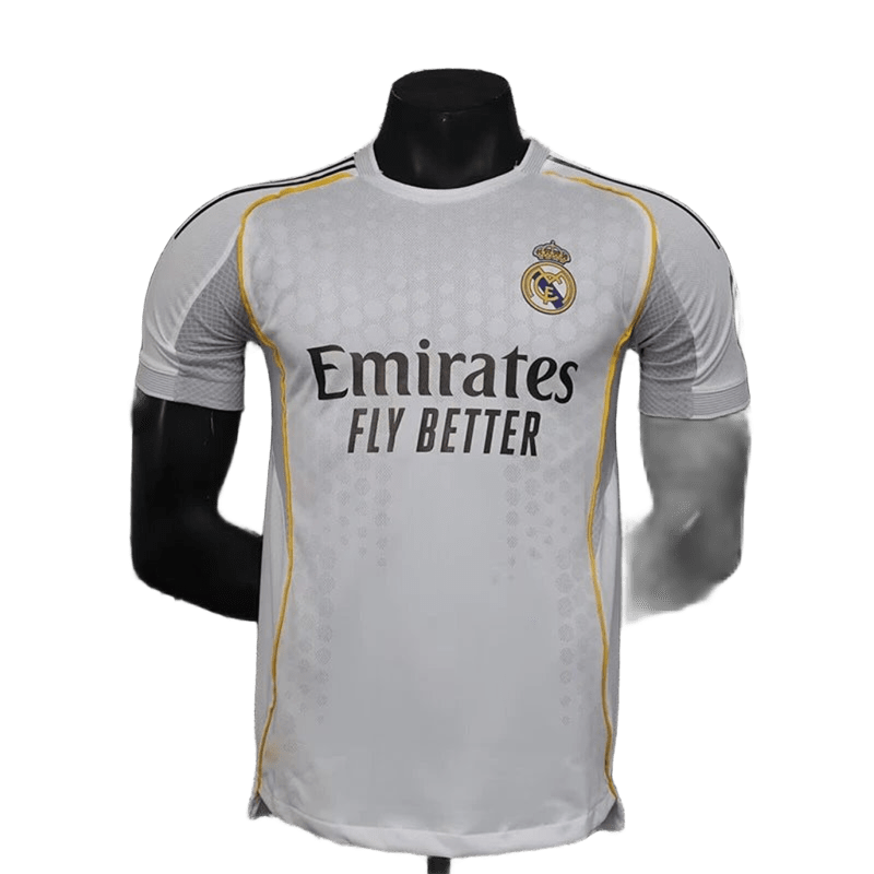 Real Madrid Authentic Home White Jersey Dry-Fit