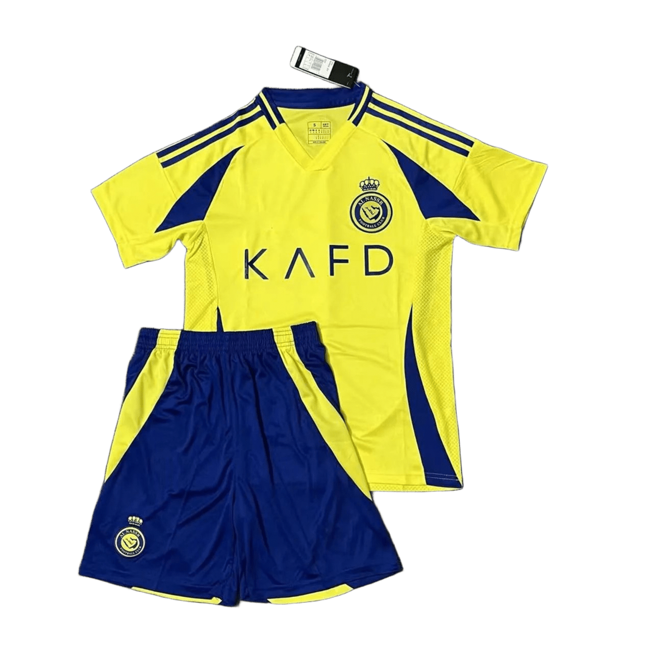 Real Madrid Breathable Sport Suit Yellow/Blue for Men Women