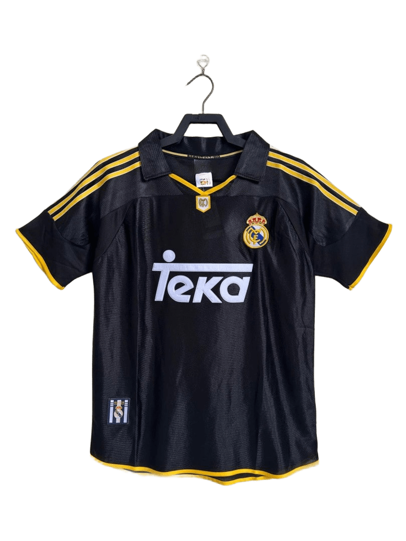 Real Madrid Classic Black Yellow Stripes Breathable SS Jersey