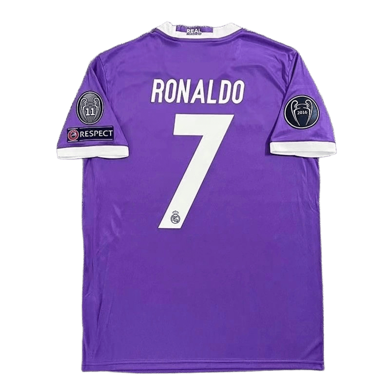 Real Madrid CR7 Purple Breathable Trendy Football Jersey