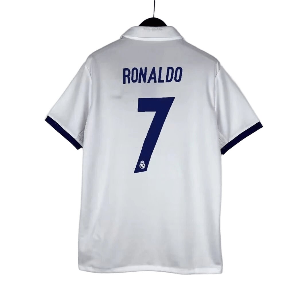Real Madrid CR7 White Breathable Quick-Dry SS Jersey