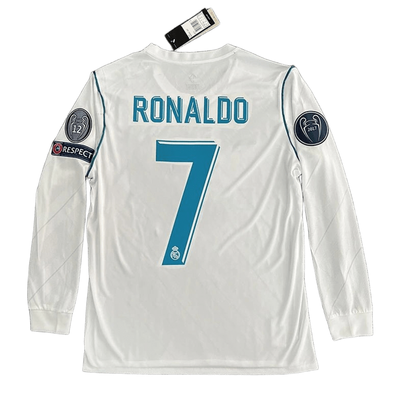 Real Madrid CR7 White Breathable Soccer Jersey