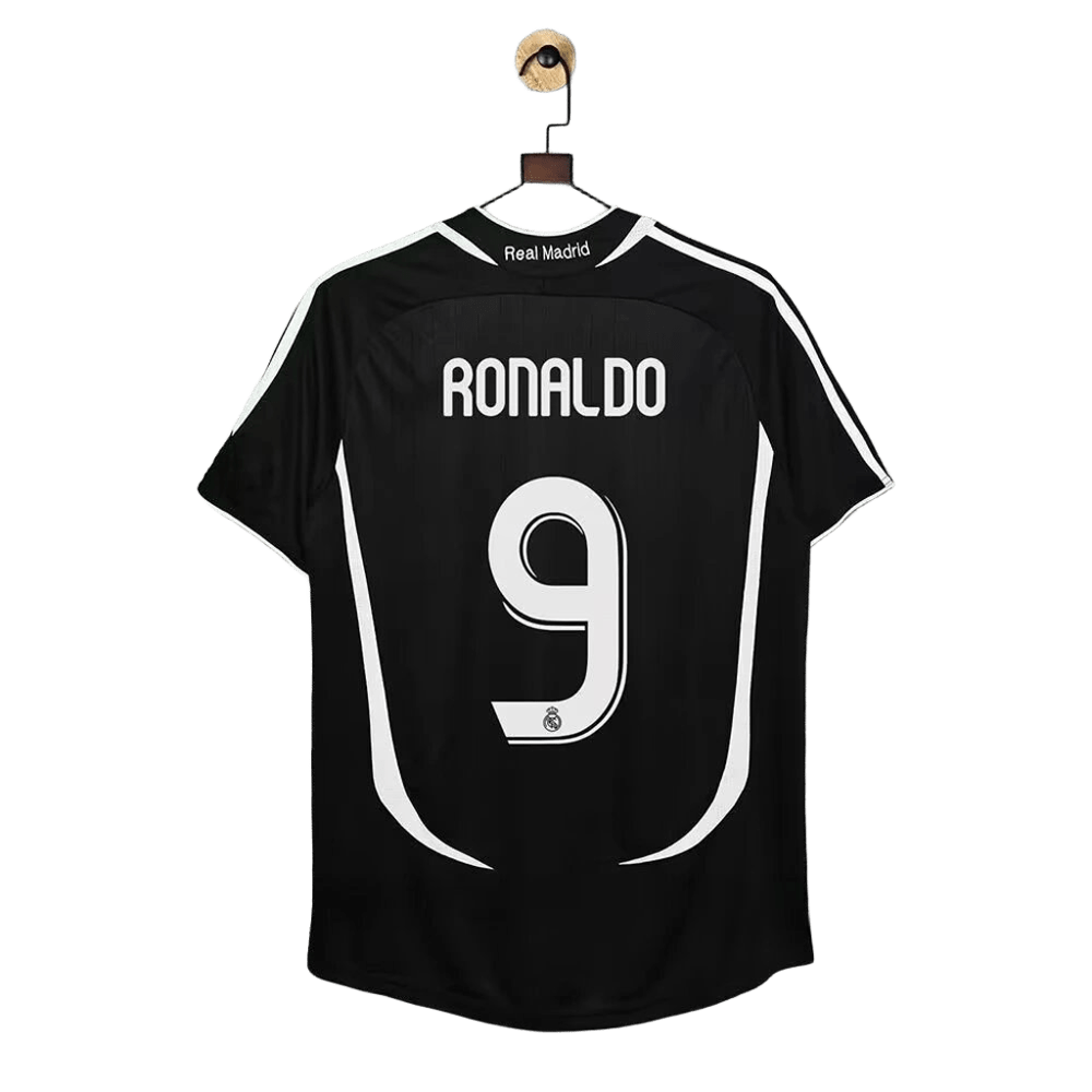 Real Madrid Cristiano Ronaldo Black Football Jersey