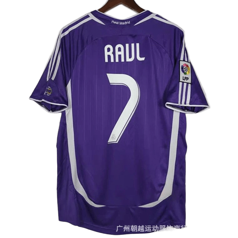 Real Madrid Purple RAUL7 Breathable Football Jersey