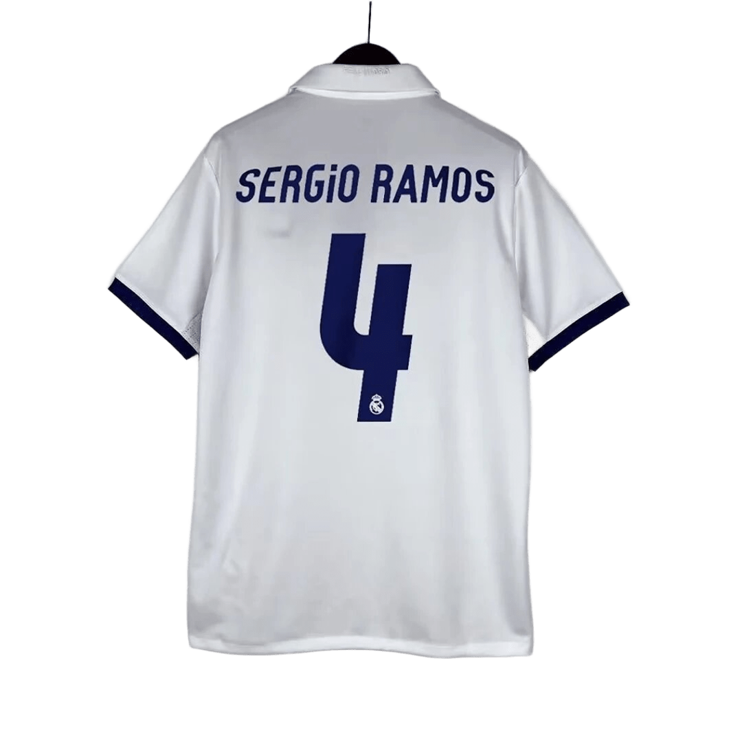 Real Madrid Sergio Ramos White Polo Shirt