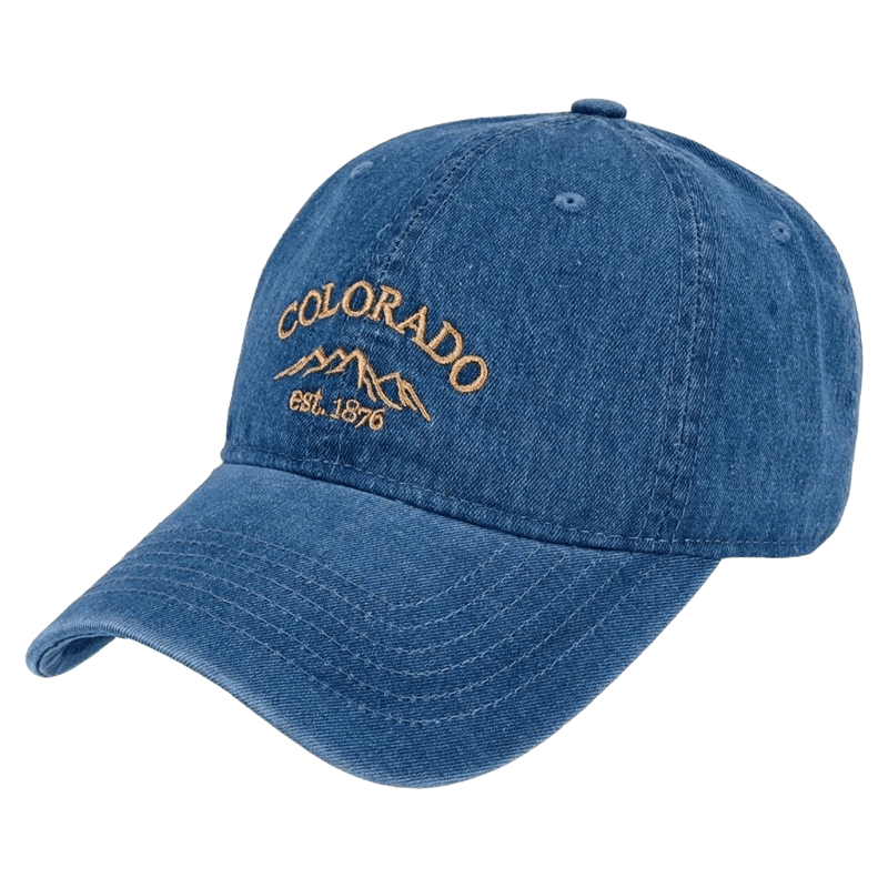 Retro Denim Baseball Cap 