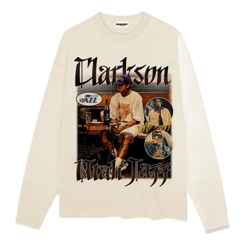 Retro Gothic Print Tee - Unisex Loose Fit Cotton Streetwear