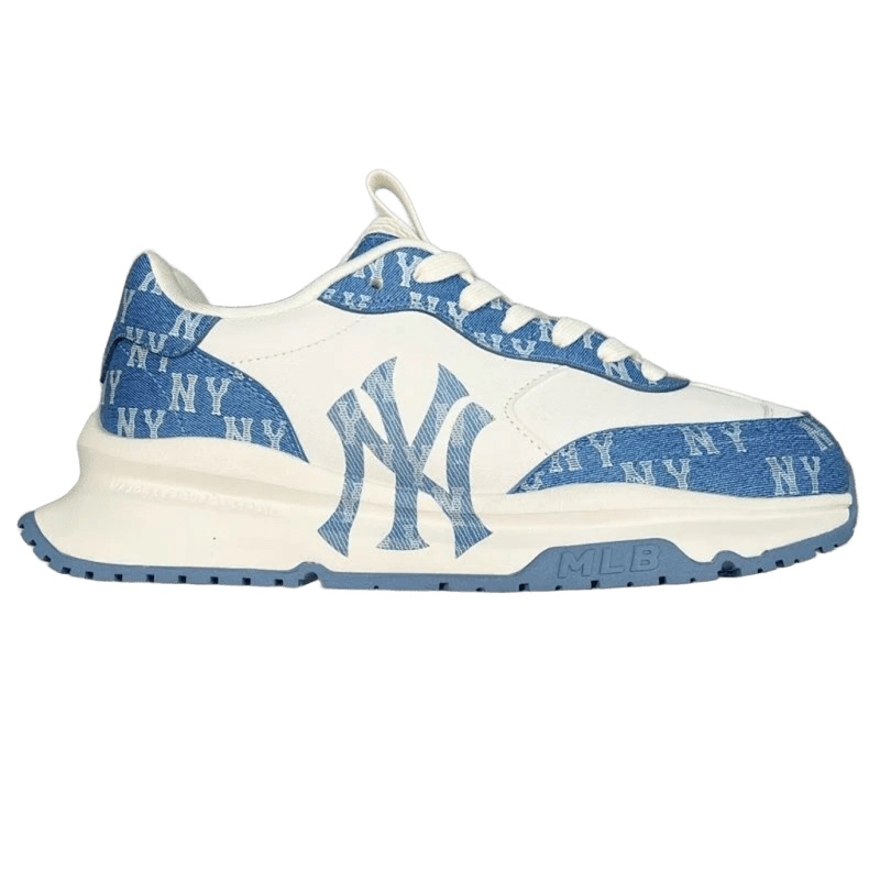 Retro MLB Dad Shoes Blue White NY Logo Casual Sneakers Unisex