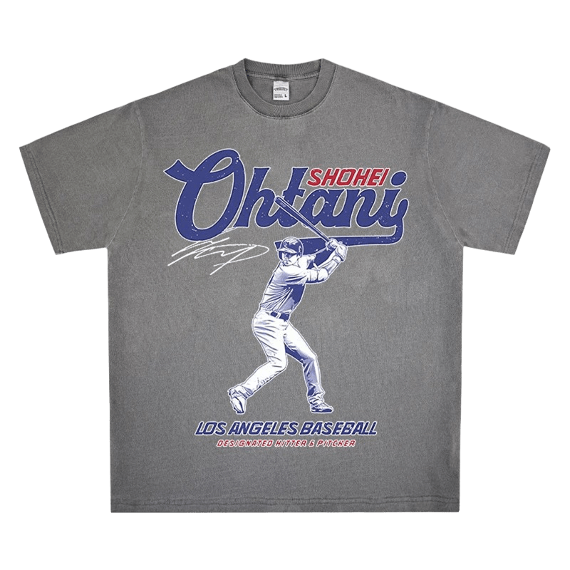 Shohei Ohtani Signature Baseball Tee - Unisex Street Style