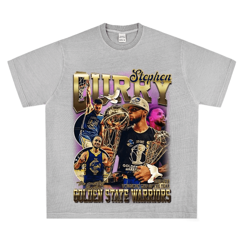 Stephen Curry Cotton T-Shirt Unisex Breathable Basketball Tee