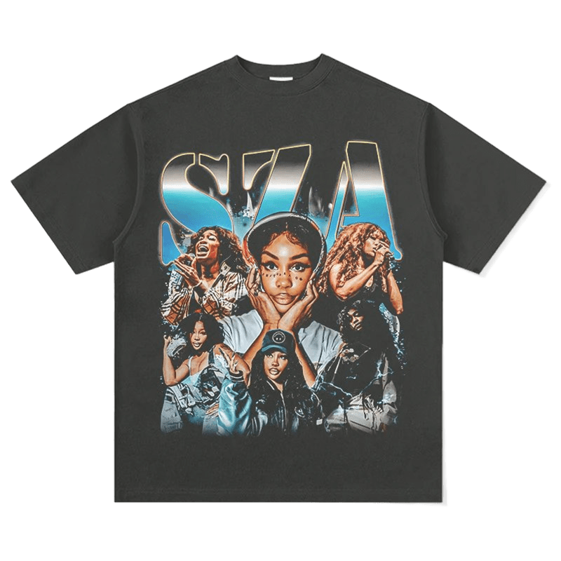 SZA Print T-Shirt, Cotton Streetwear, Unisex Tee