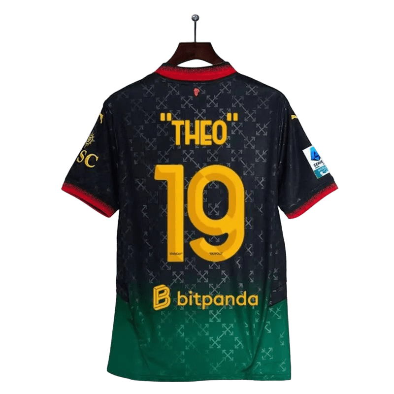 Theo Men's Green & Black Active Breathable T-Shirt (51 chars)