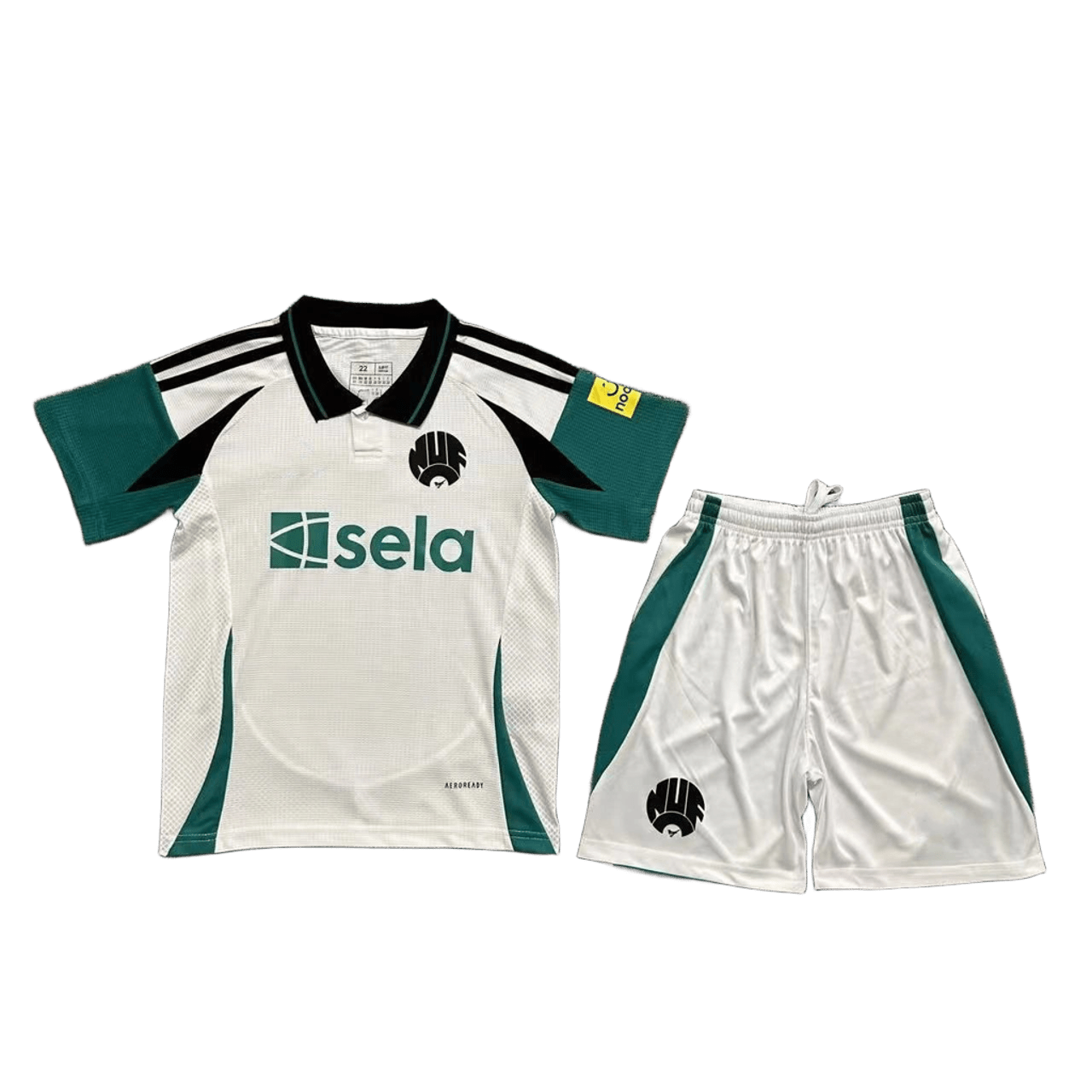 Trendy White Green Breathable Casual Sports Set Streetwear