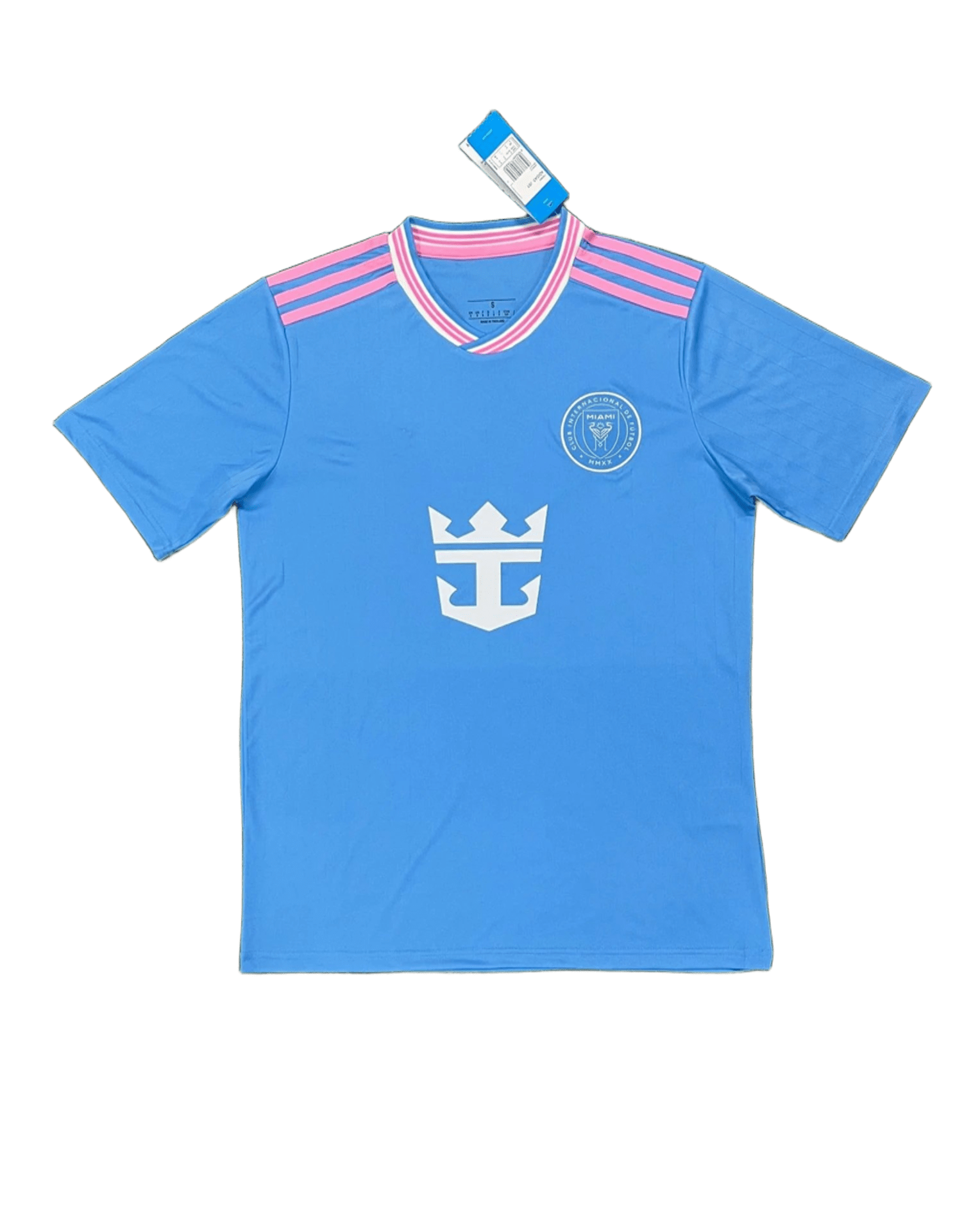 TRILLI Blue V-Neck Football T-Shirt