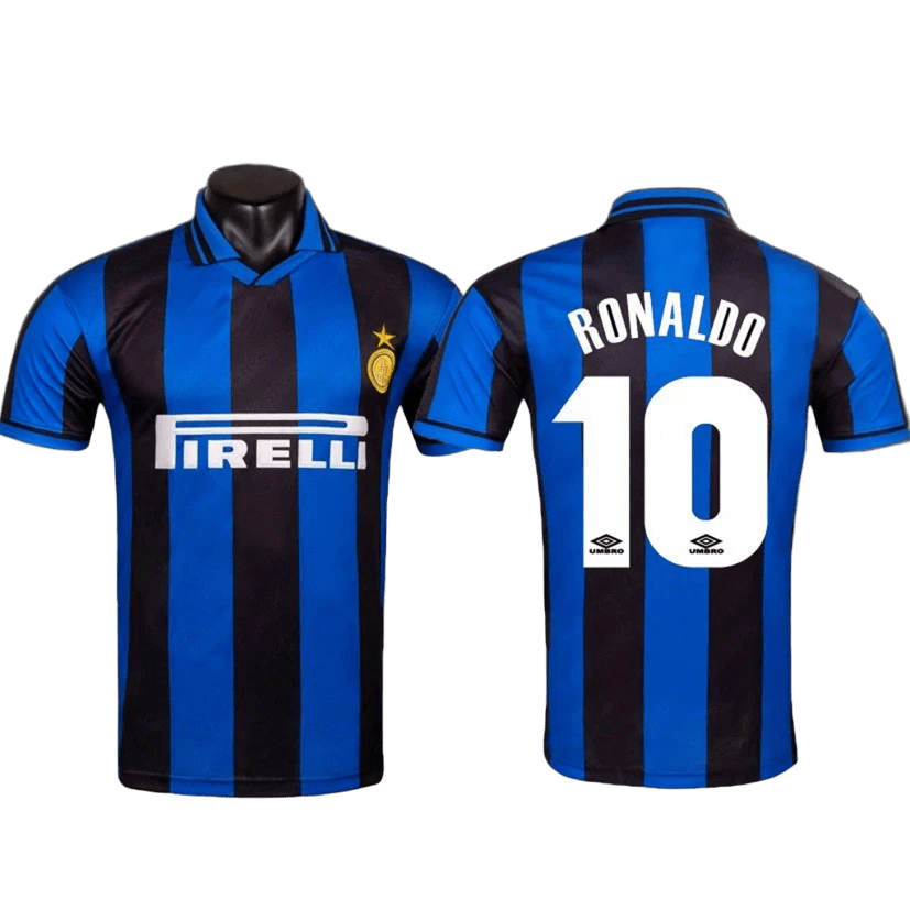 Umbro Retro Ronaldo Number 10 Soccer Jersey