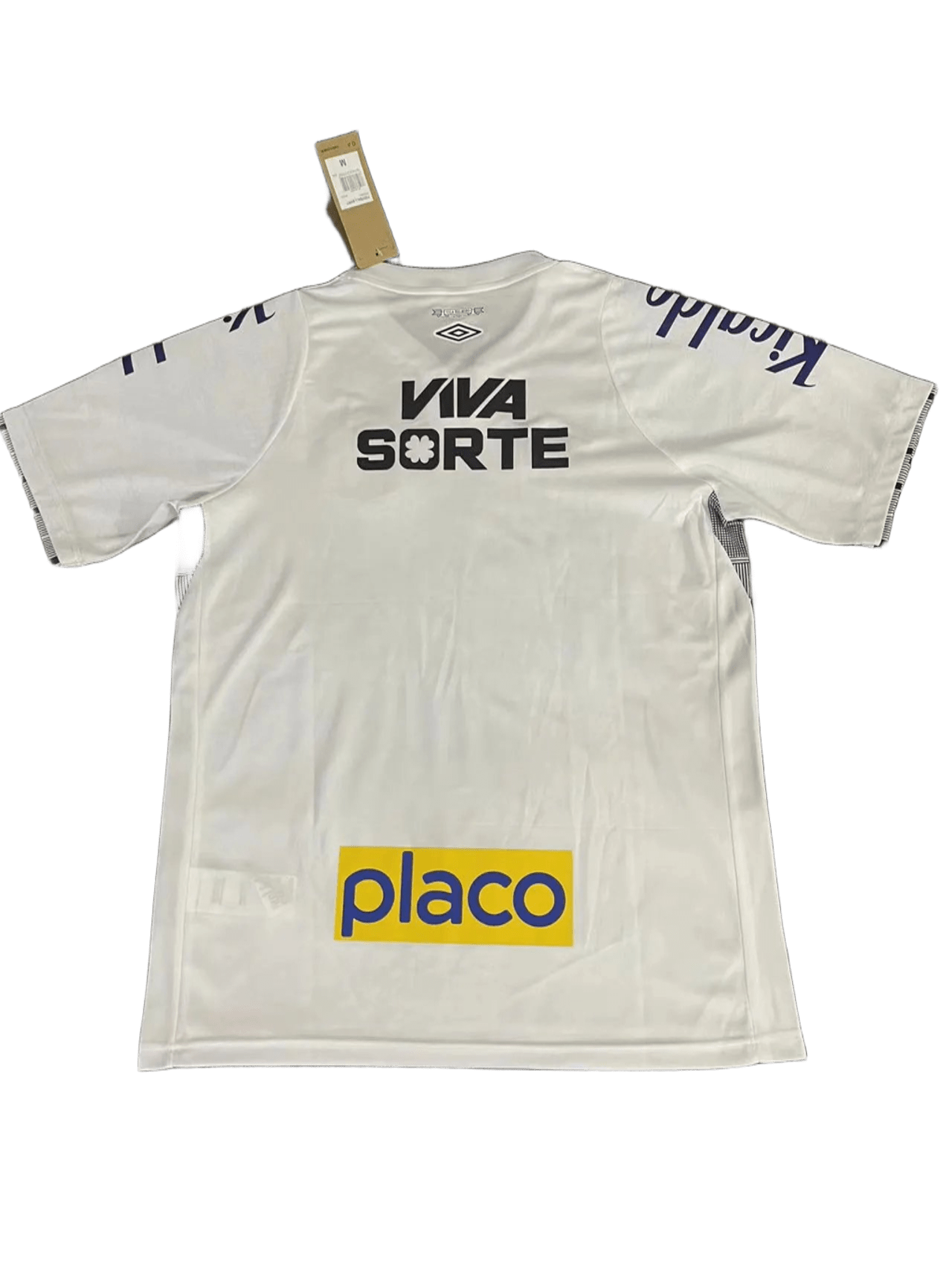 Umbro Santos FC 2024 Home Football Shirt White Cotton Unisex