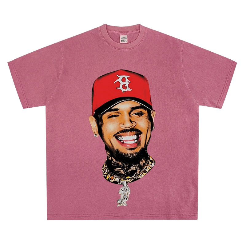 Unisex Pink Graphic Tee: Soft Cotton, Street Style Print