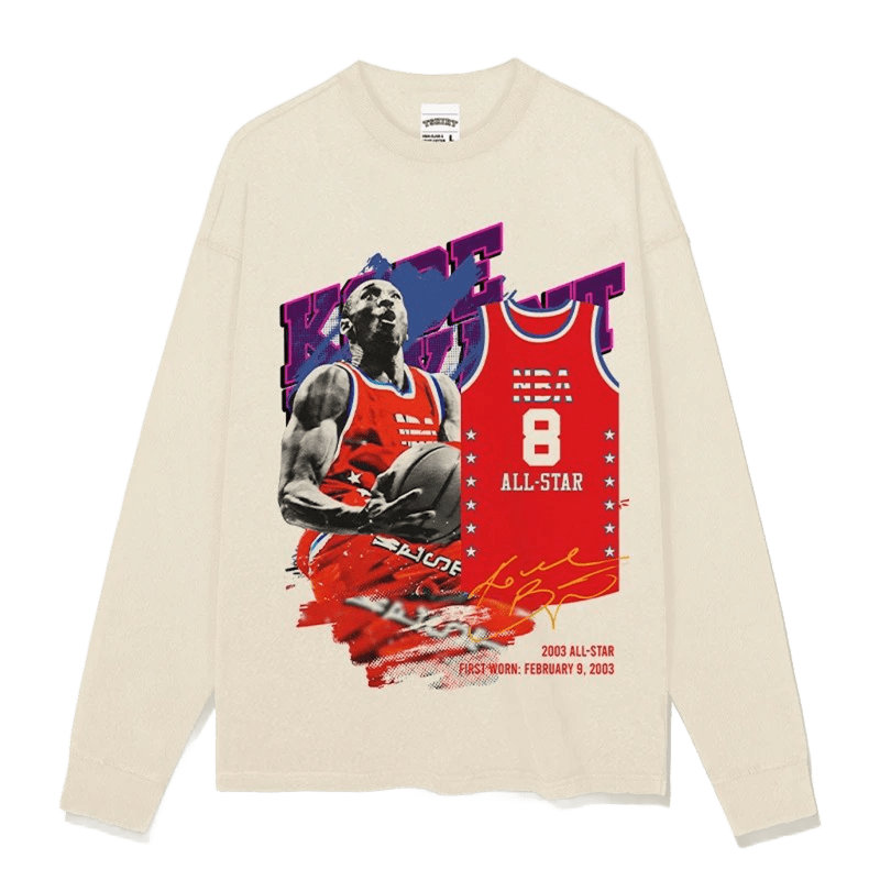 Vintage 2003 All-Star Kobe Bryant Long Sleeve Tee