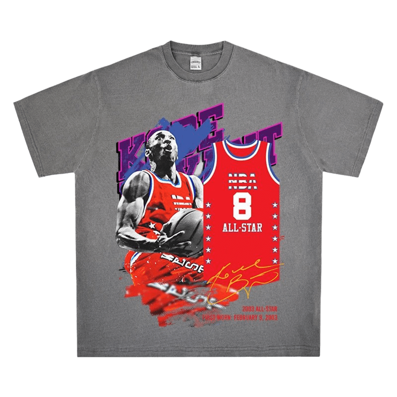 Vintage 2003 Kobe Bryant #8 Red Jersey Tee