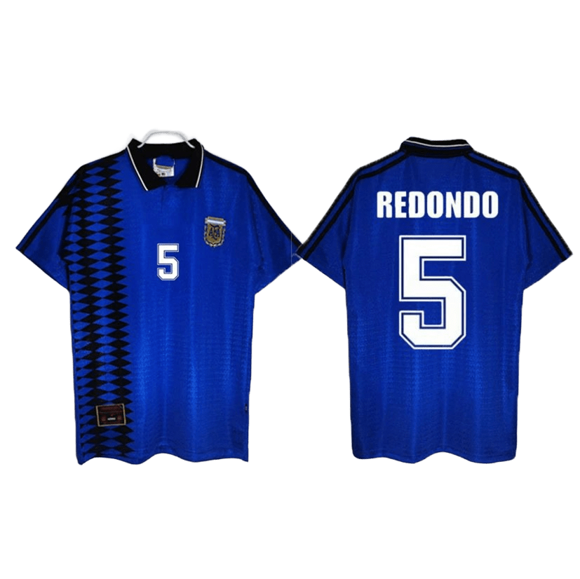 Vintage Argentina Redondo No. 5 Blue Breathable Jersey