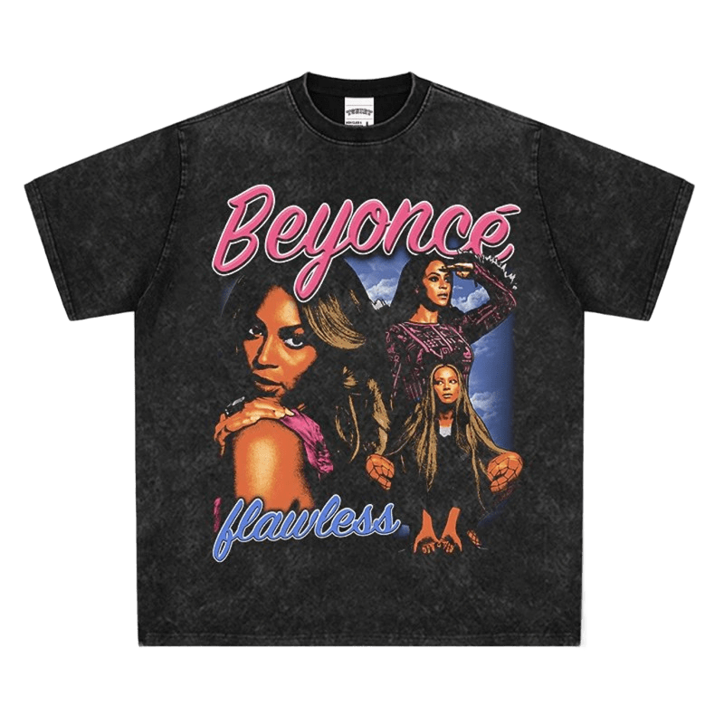 Vintage Beyoncé Graphic Tee - Unisex Black Cotton T-Shirt