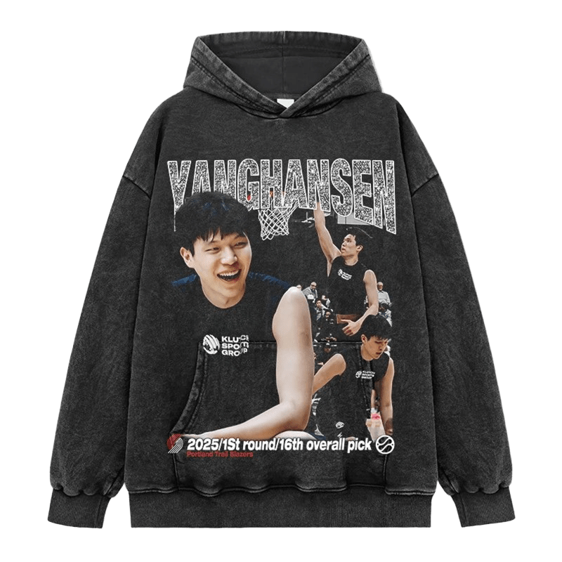 Vintage Black Basketball Hoodie, Unisex Oversized Streetwear 2025