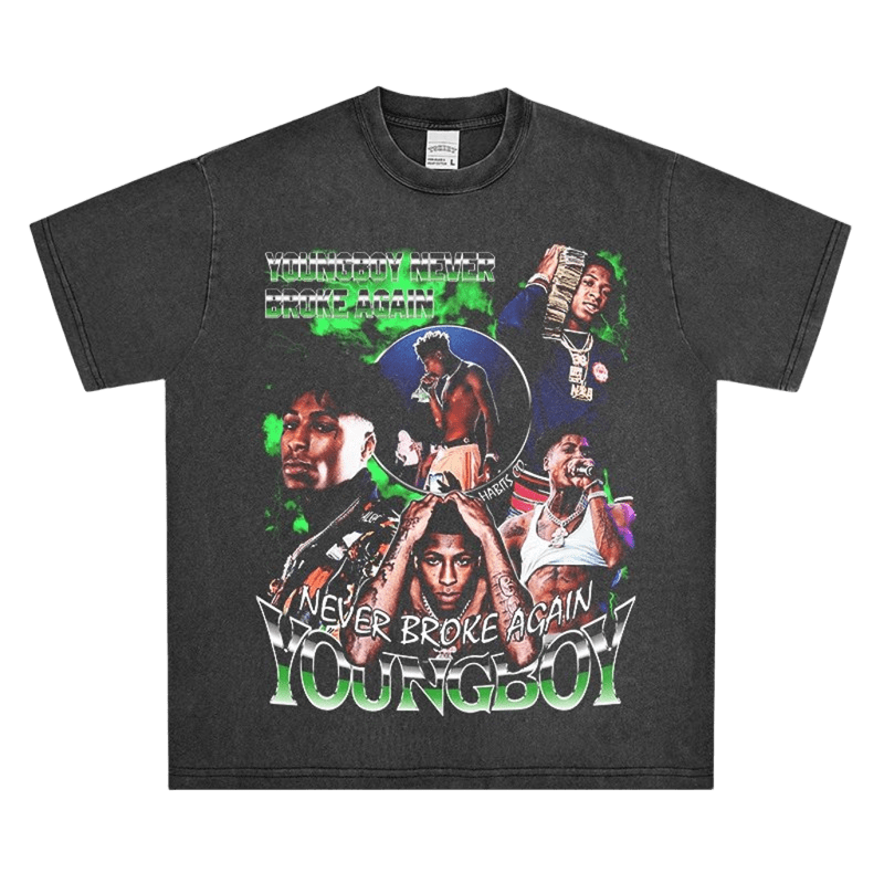 Vintage Black Oversized T-Shirt, Cotton Unisex Streetwear