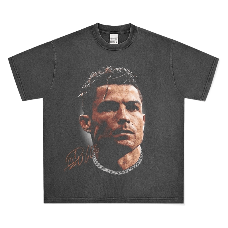 Vintage Black T-Shirt, Soft Cotton, Bold Gold Print, Unisex Street Tee